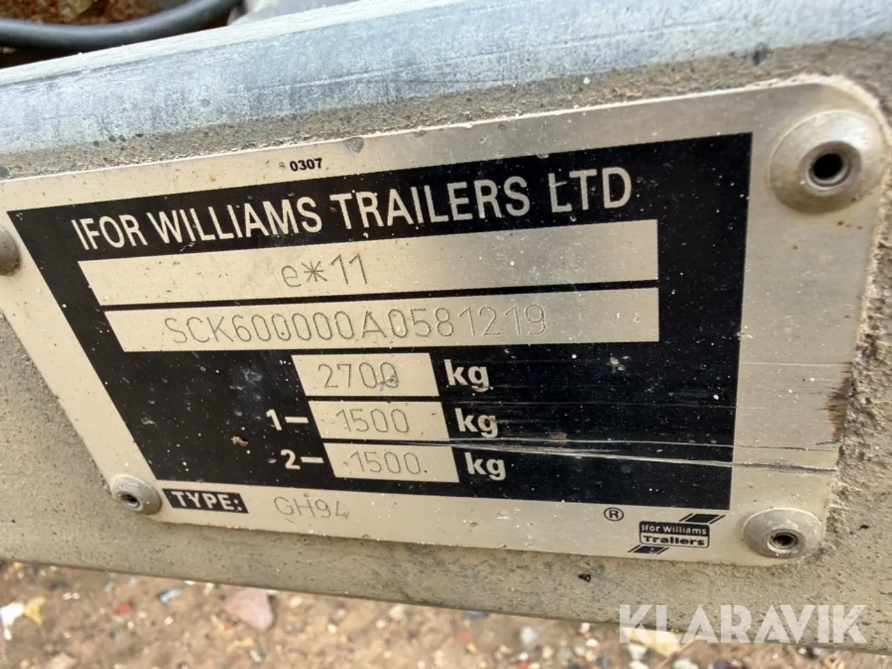 Billede 8 - Trailer IFOR WILLIAMS GH 94