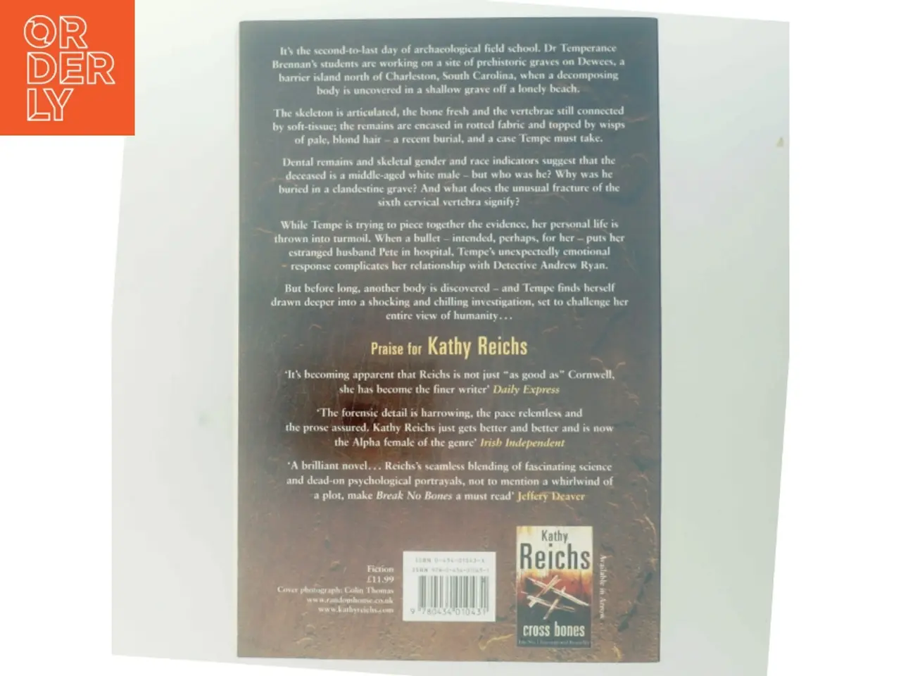 Billede 3 - Break no bones af Kathy Reichs (Bog)