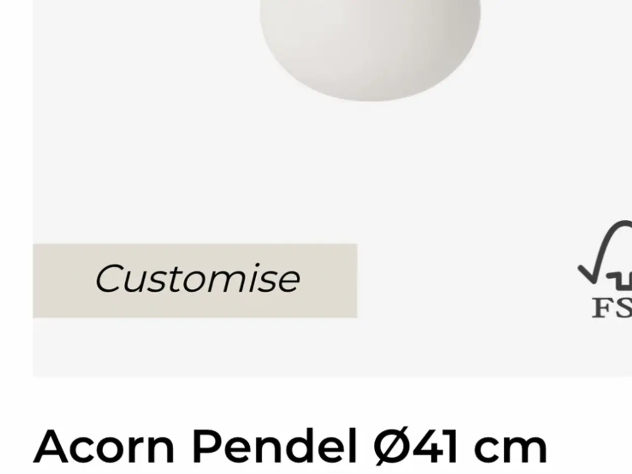 Billede 2 - Acorn loftslampe fra Bolia