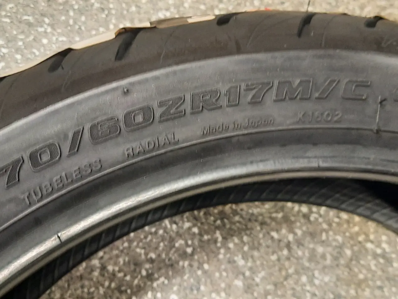 Billede 2 - Bridgestone dæk 170/60-17 T31