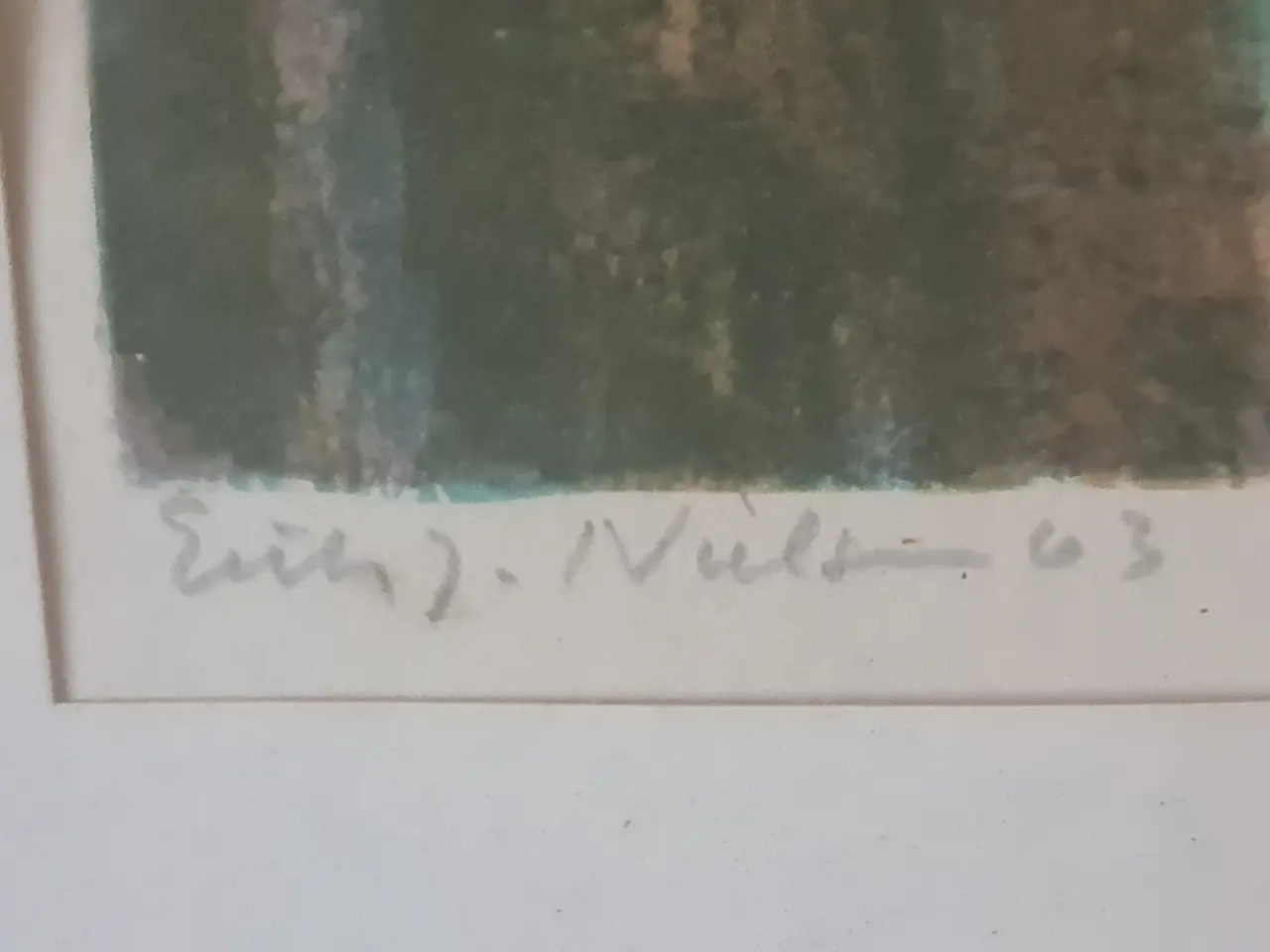 Billede 4 - Erik J. Nielsen – signeret litografi