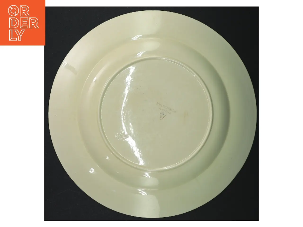 Billede 4 - Porcelænstallerker med blomstermotiv (str. 25 cm)