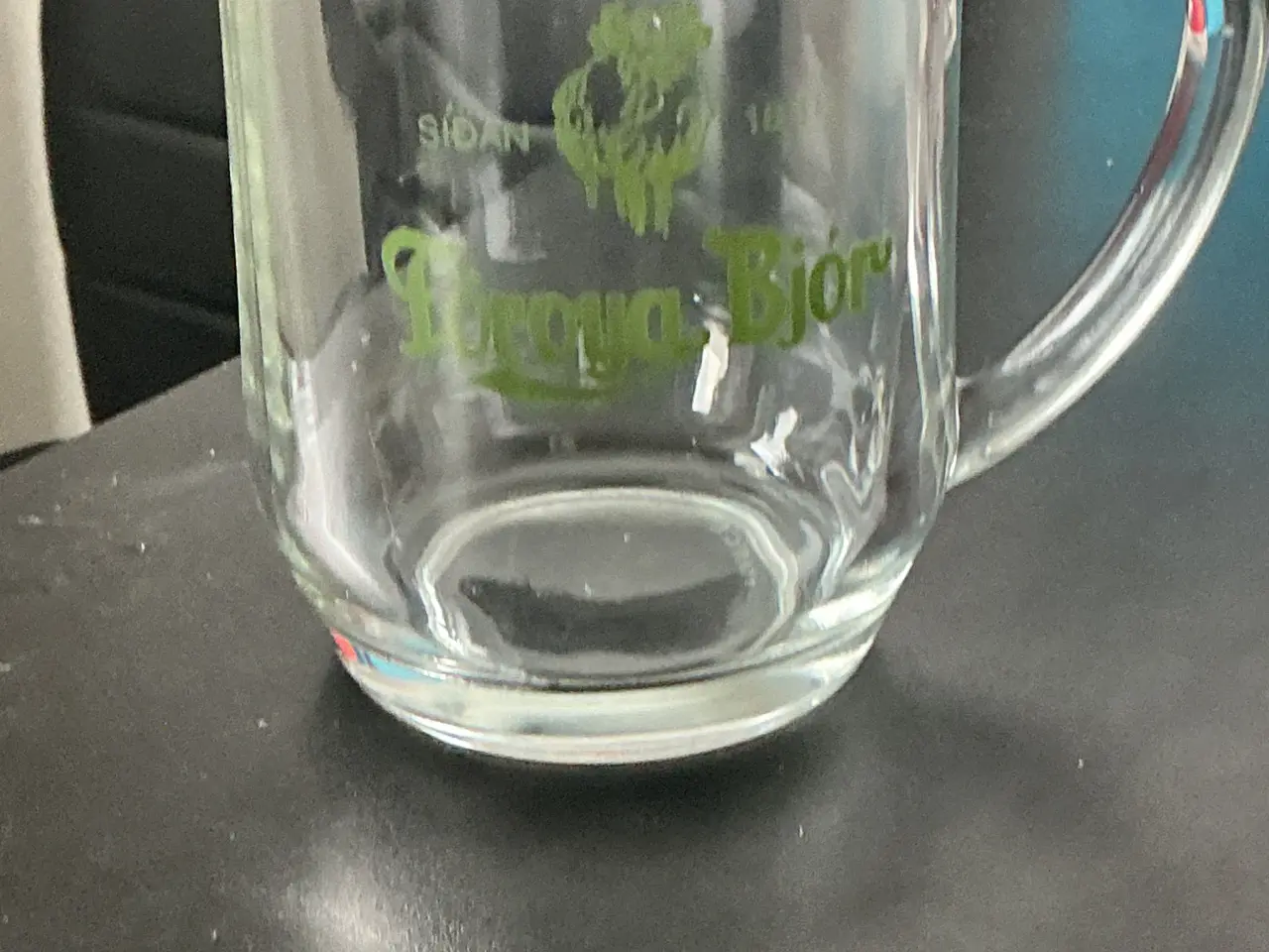 Billede 4 - Vintage Föroya Bjór ølglas 75 kr. 