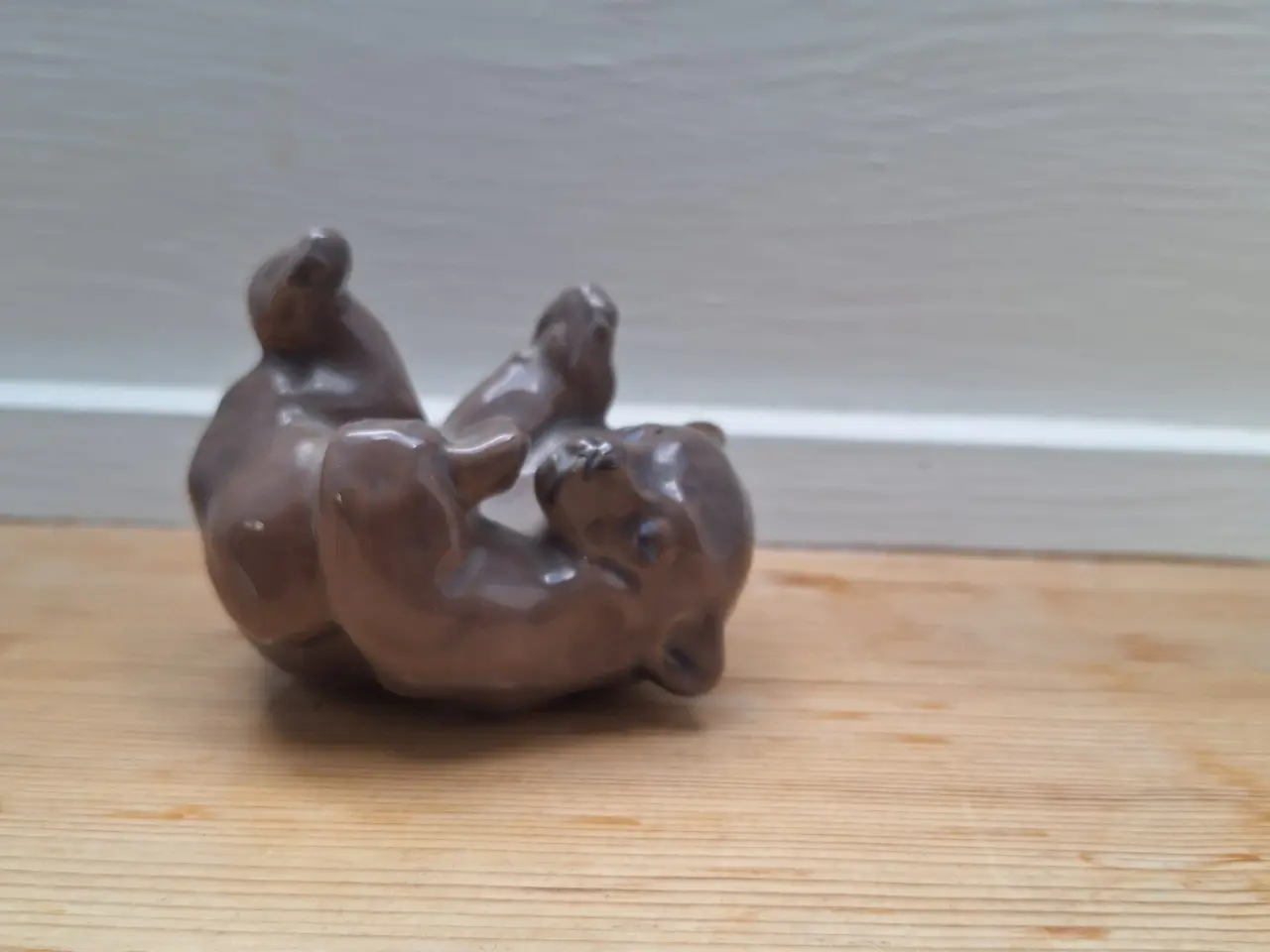 Billede 1 - Royal Copenhagen figur Bjørneunge No. 1124 1. sort