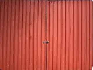 Robust industriport i stålramme – b: 350 cm, h: 27