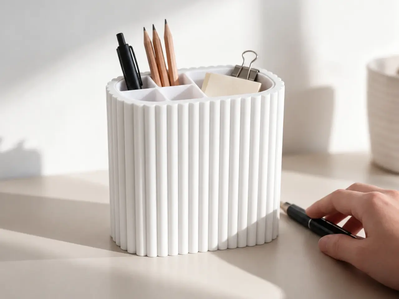 Billede 2 - Moderne hvid organiser