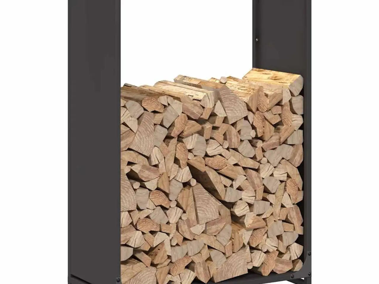 Billede 4 - Brændestativ 60 × 28 × 90 cm - koldvalset stål, sort