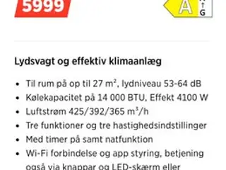 Point klimaanlæg Lydsvagt og effektiv