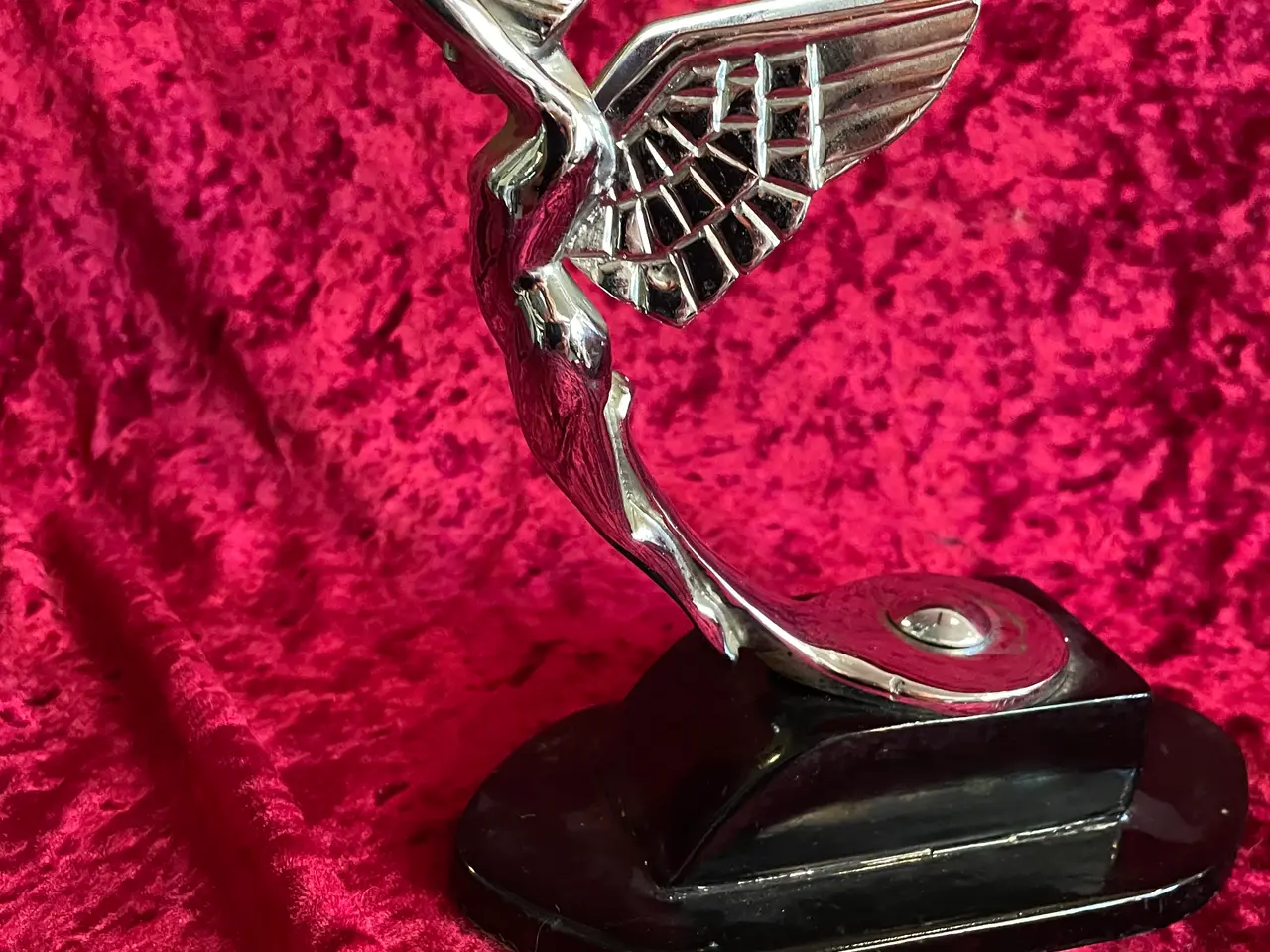 Billede 1 - Kølerfigur forchromet kvinde