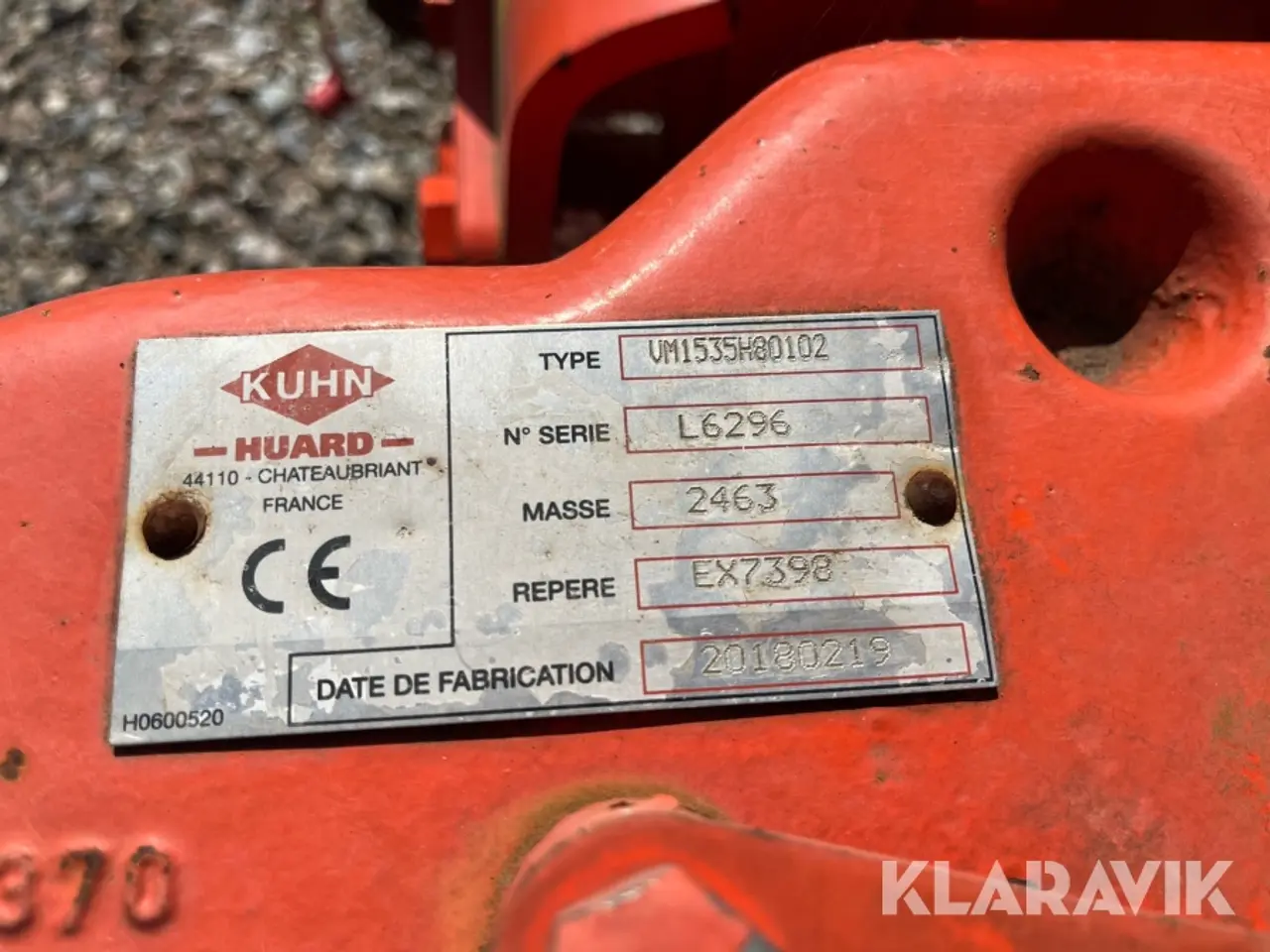 Billede 10 - Vendeplov KUHN Vari-master 153 5 furet
