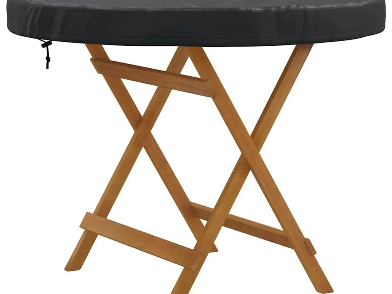 Billede 3 - Bordovertræk til udendørsbord rund 102 x 102 x 10 cm - sort