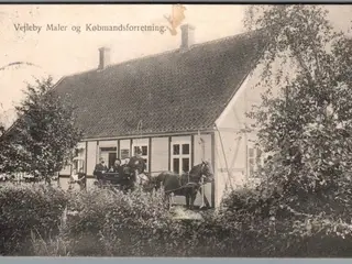 Vejleby Maler og Købmandsforretning - Postkort - Brugt