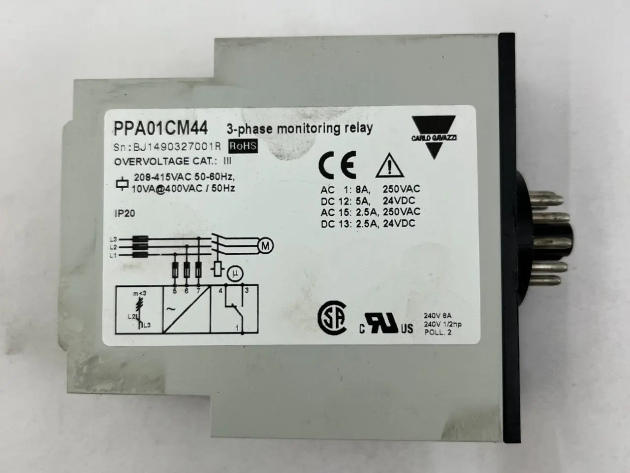 Billede 4 - Carlo Gavazzi PPA01CM44 3-Phase Monitoring relæ