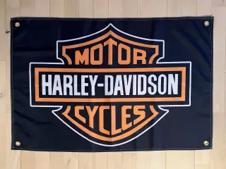 Flag med Harley-Davidson logo