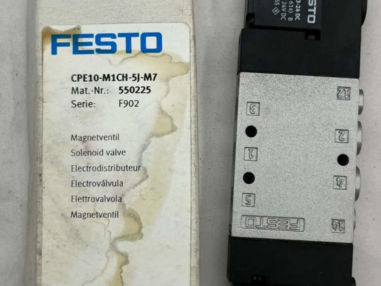 Billede 1 - Festo CPE10-M1CH-5J-M7 550225 magnetventil 5/2 M7