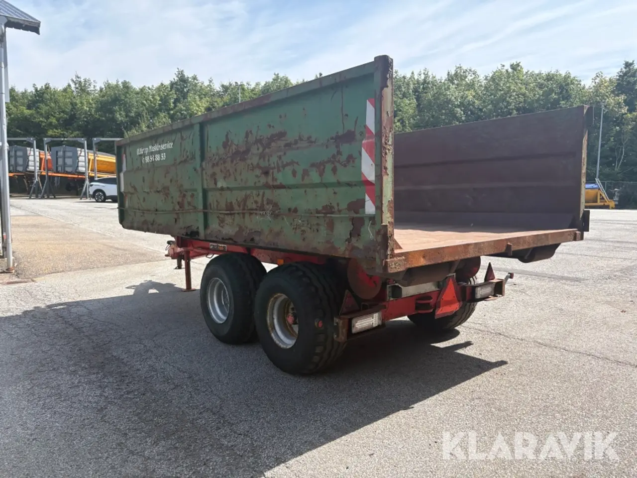 Billede 7 - Kroghejsevogn med container Vaxlar VV 7-10