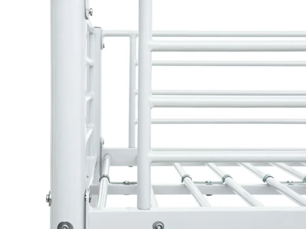 Billede 4 - Køjeseng 90x200 cm metal hvid