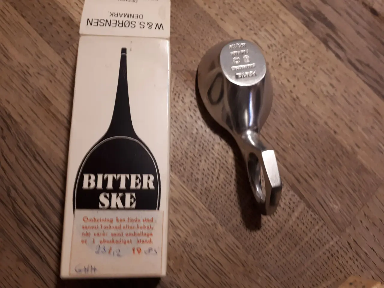 Billede 1 - Bitterske i tin fra W&S Sørensen
