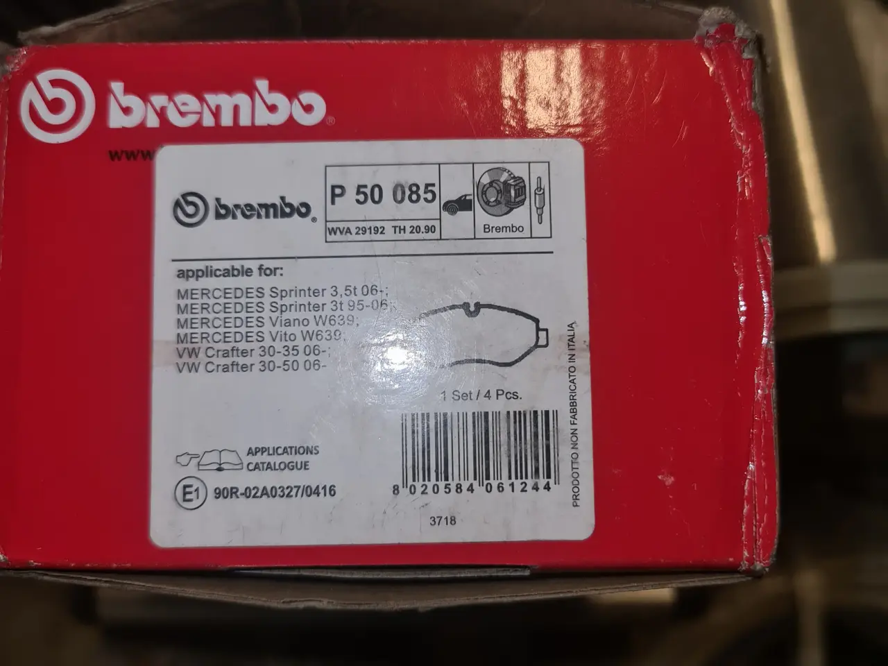 Billede 1 - Brembo bremseklodser Mercedes