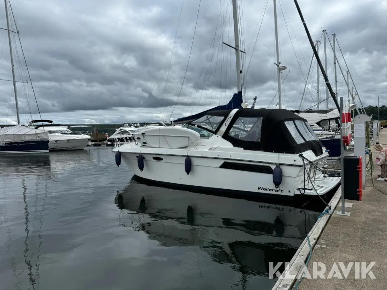 Billede 2 - Motorbåd Wellcraft St. tropez 32 med bådtrailer