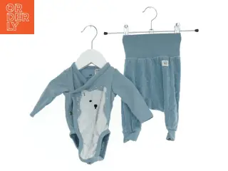 Blå sæt med bodystocking og bukser fra H&M (str. 56)