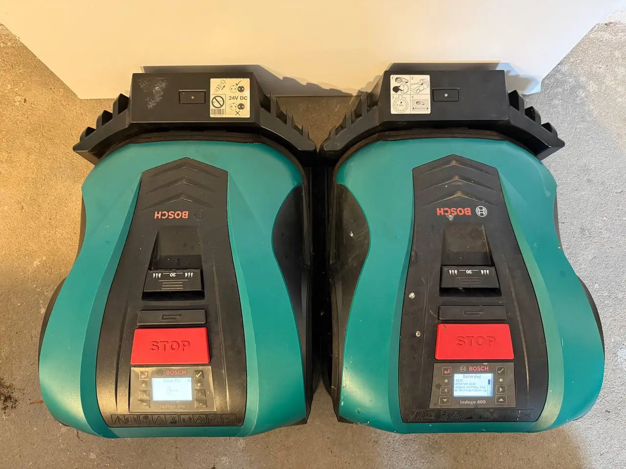 Billede 1 - Bosch Indego 350 + 400 sæt – 2 robotplæneklippere
