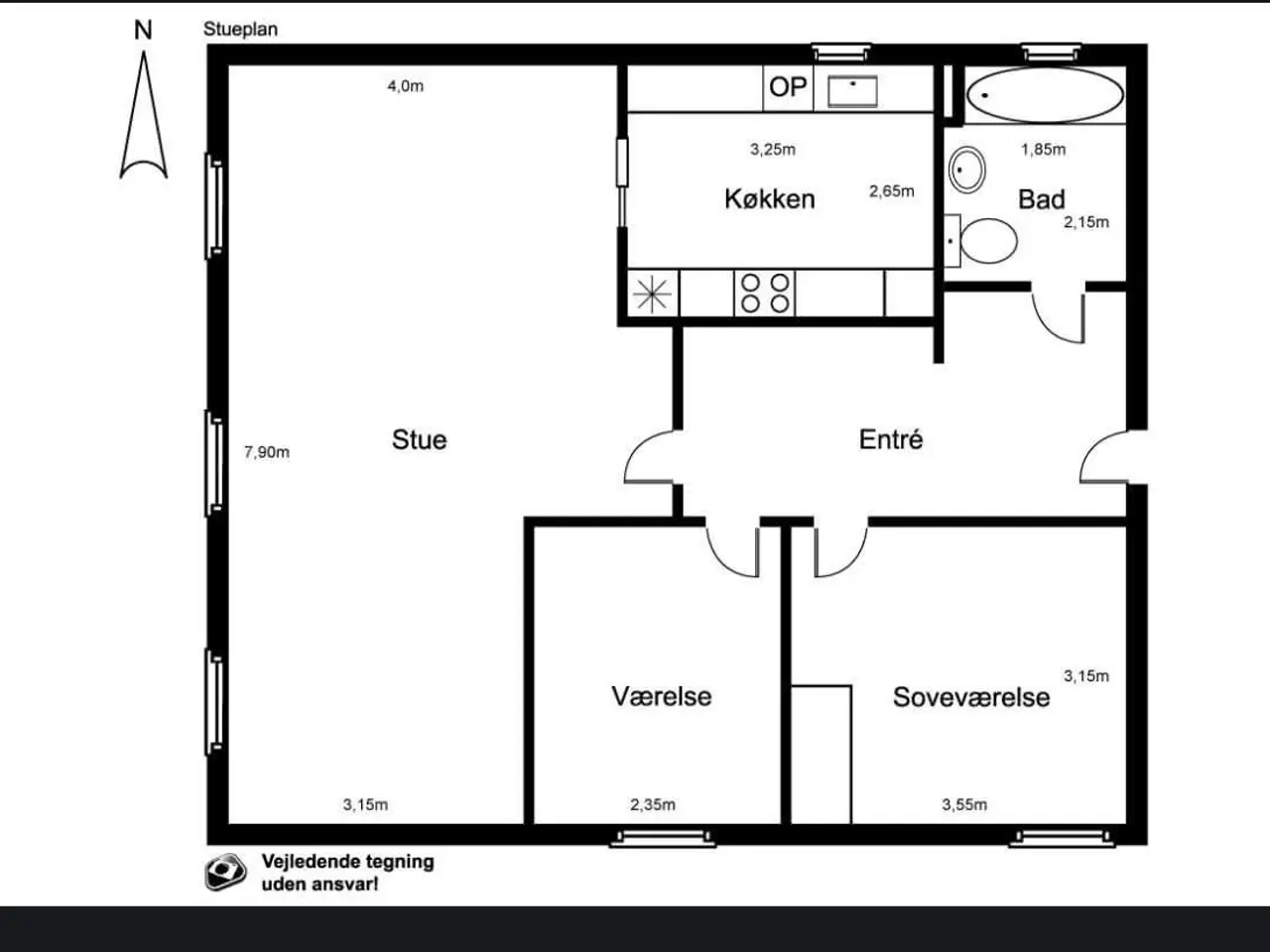 Billede 3 - 3 vær.lejlighed i Assens centrum
