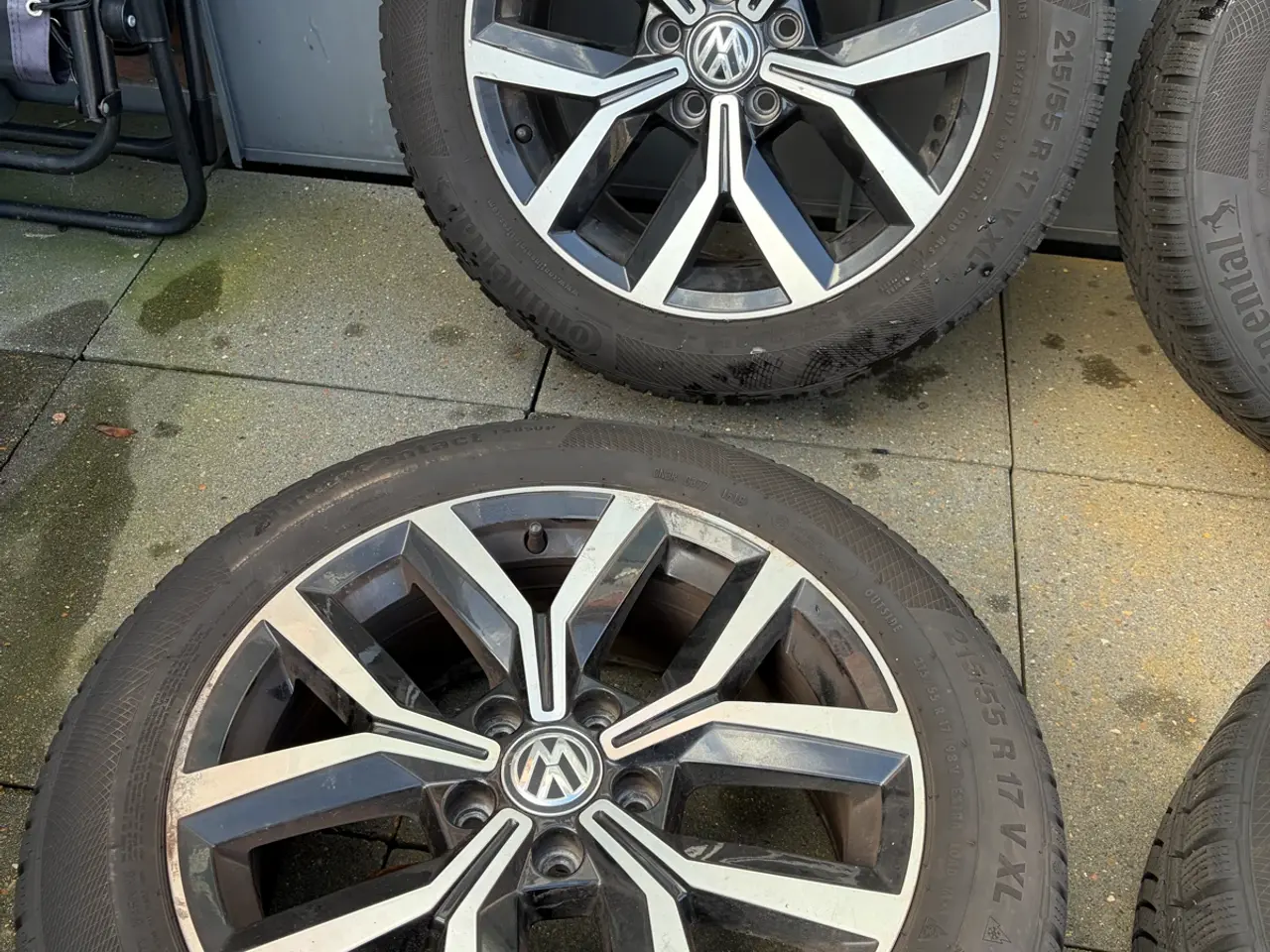 Billede 5 - Komplette 17” vinterhjul til VW – Continental Wint