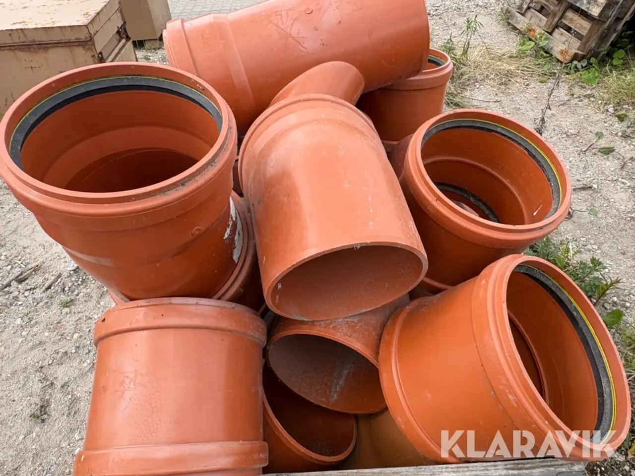 Billede 5 - Parti PVC kloakfittings og overgange