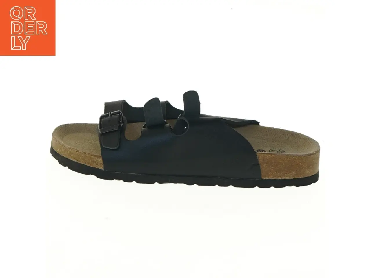 Billede 1 - Sort sandal med remme fra Esmara (str. 37 )