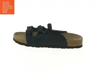 Sort sandal med remme fra Esmara (str. 37 )