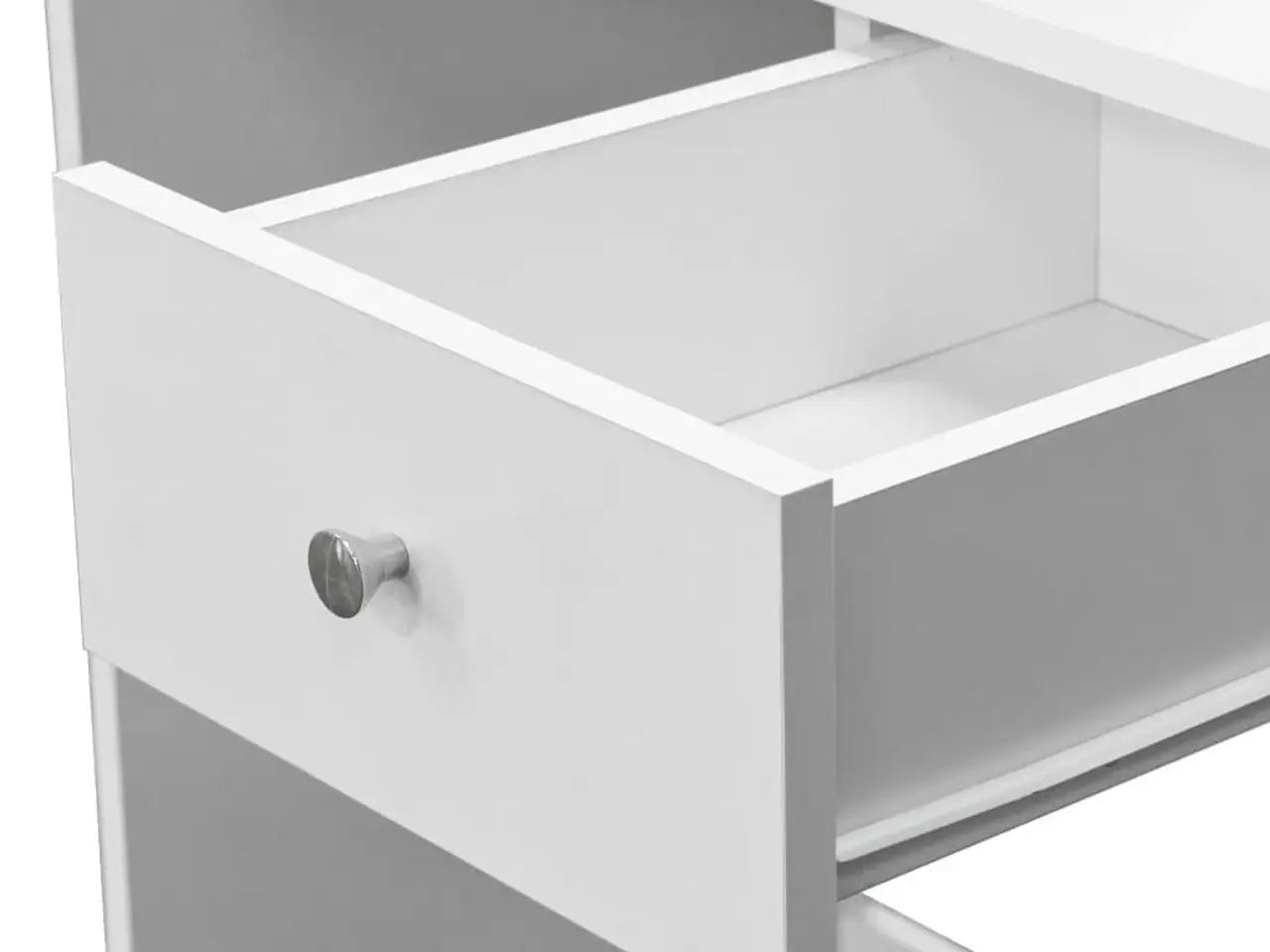 Billede 4 - Kosmetikbord 75x40x141 cm konstrueret træ hvid