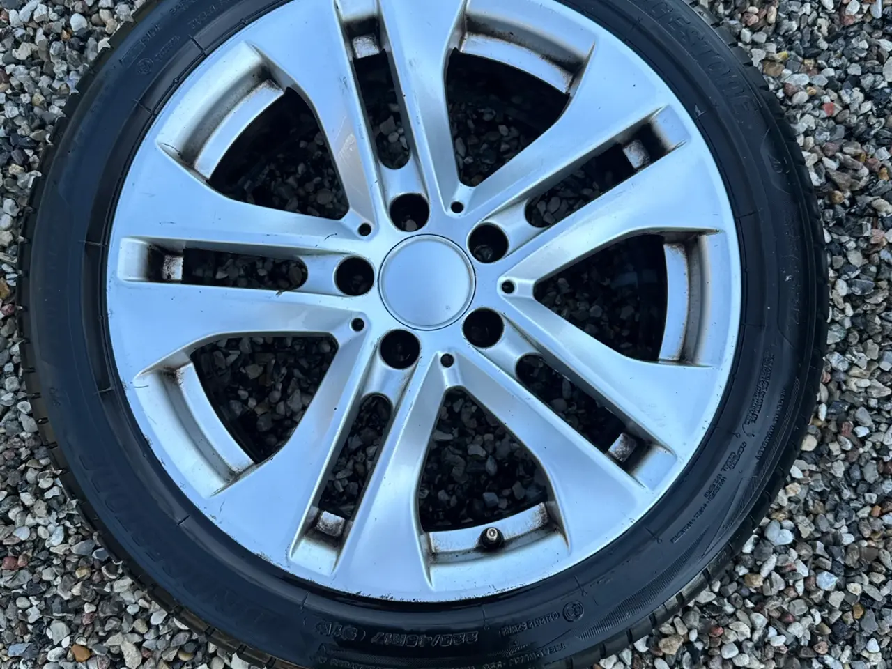 Billede 3 - Mercedes alufælge med vinterdæk og sommerdæk