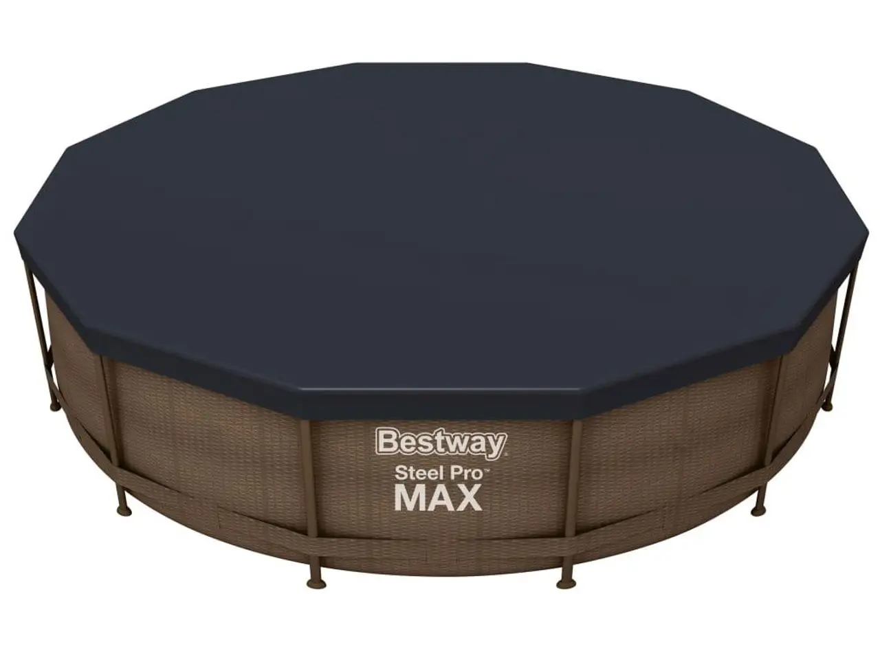 Billede 3 - Bestway Flowclear poolovertræk 366 cm - antracitgrå