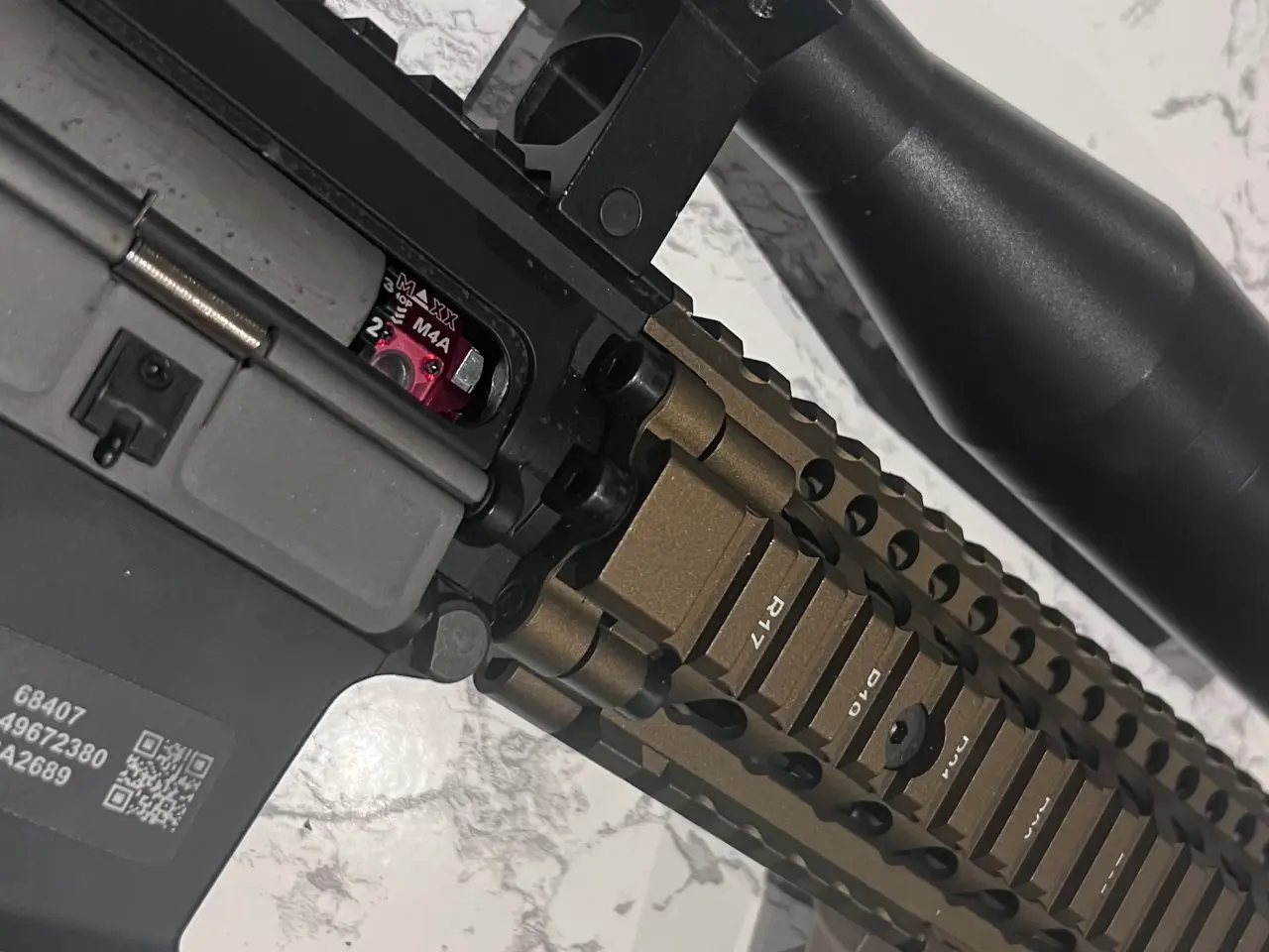 Billede 4 - Airsoft DMR AEG riffel