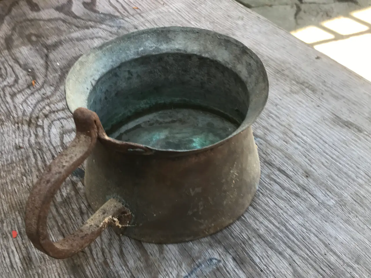 Billede 1 - Gammel kobber potte