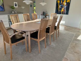 Spisebordsstole, meget velholdte