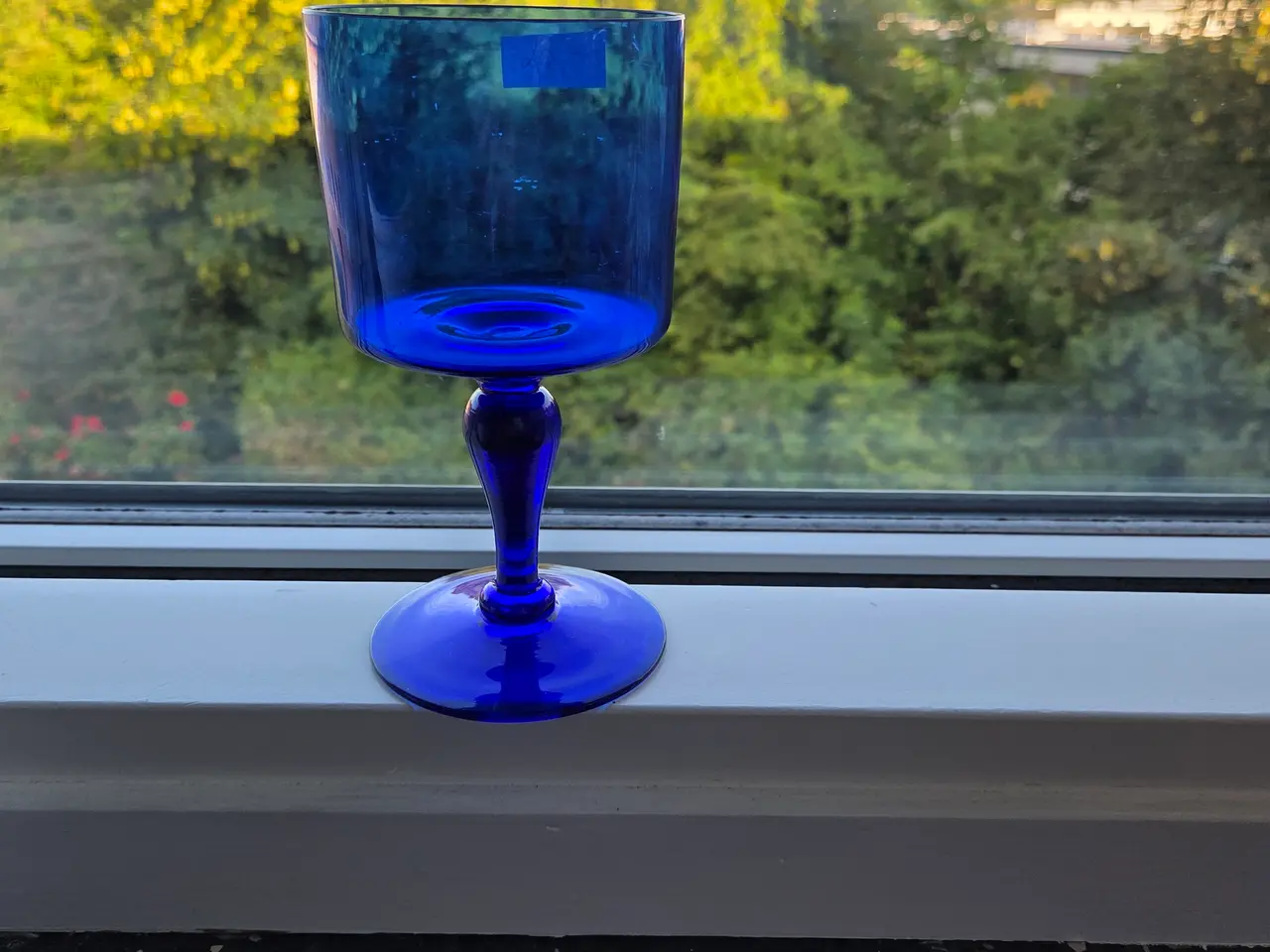 Billede 1 - Pokalformet glas, vase eller lysestage