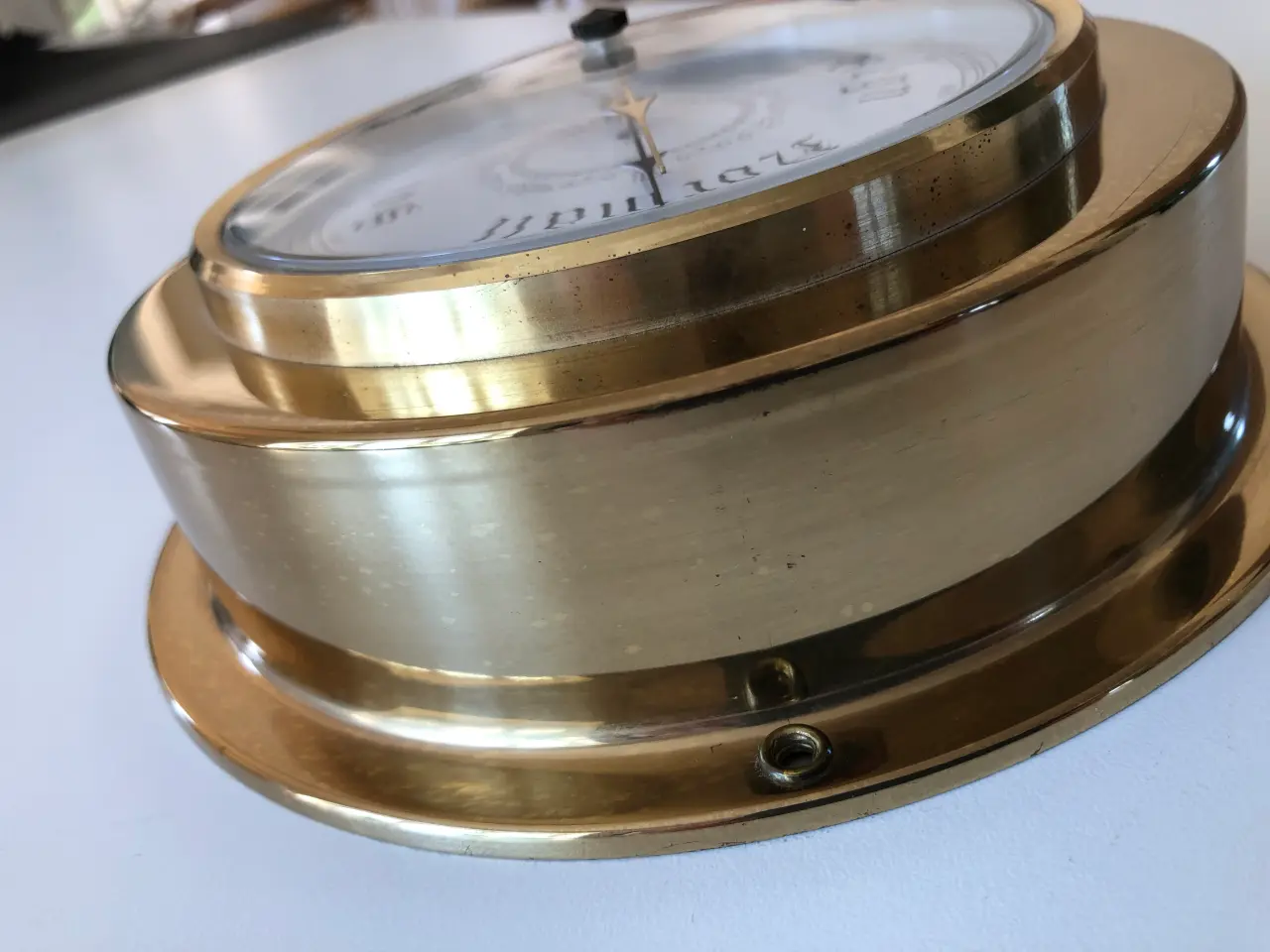 Billede 4 - Genia skibsbarometer i messing