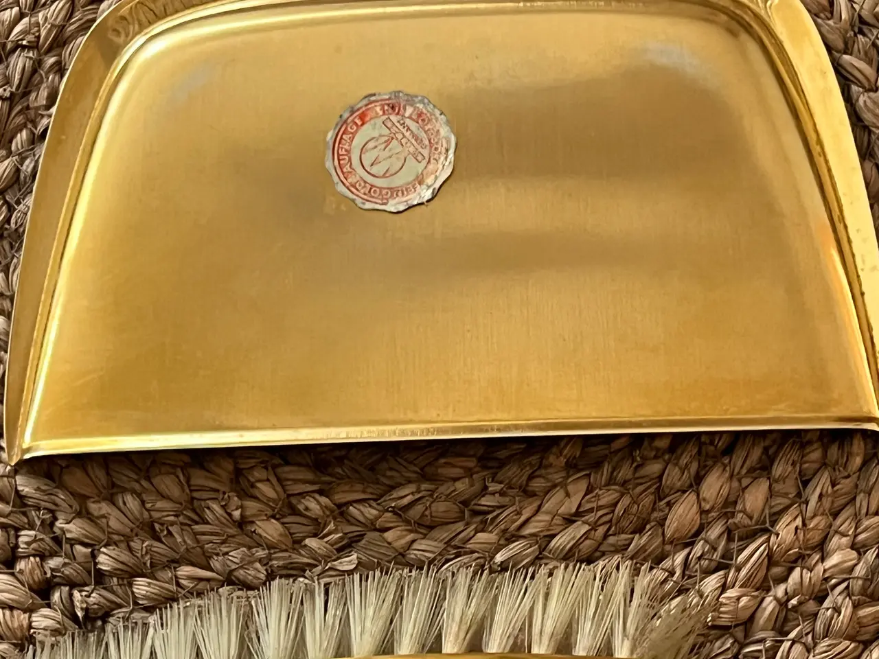 Billede 2 - Smukt vintage bord feje sæt
