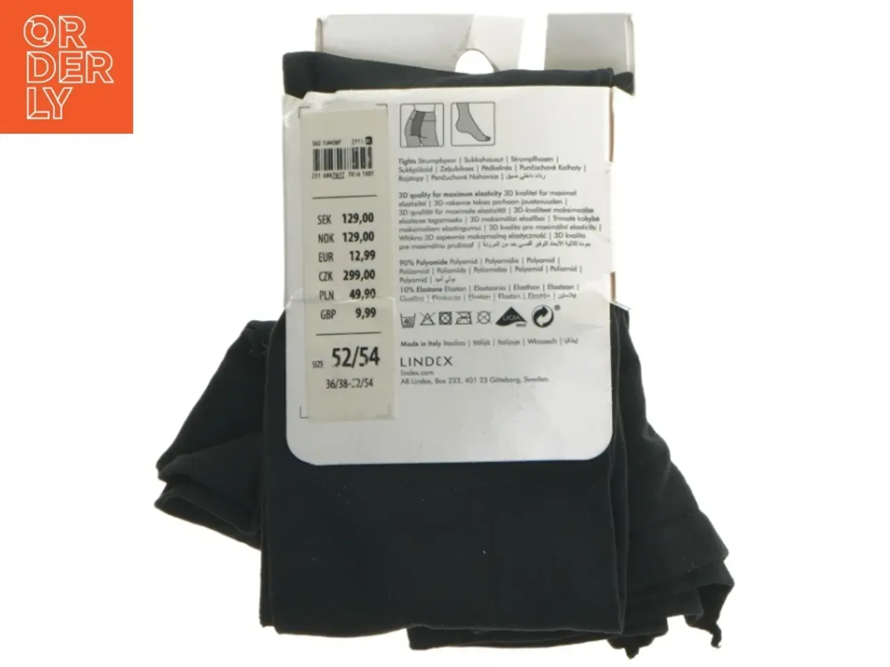 Billede 2 - Ubrugt Sort strømpebukser Lindex 2XL fra Lindex (str. 2 xl)