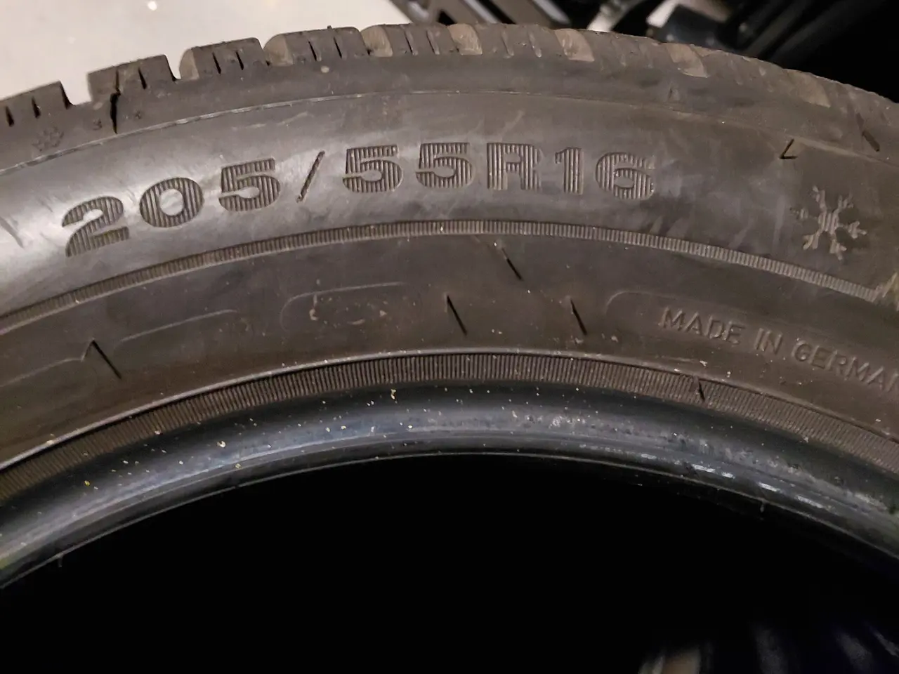 Billede 3 - Dunlop SP5 Vinterdæk 205/55 R16 91H 1200km