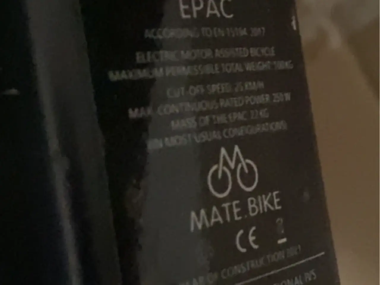 Billede 2 - Mate city bike 250w