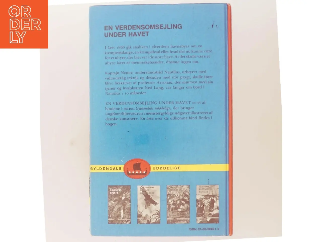 Billede 3 - En Verdensomsejling under Havet af Jules Verne (Bog)