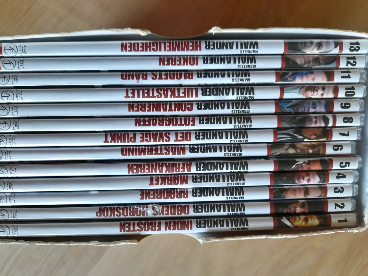 Billede 2 - Wallander DVD 1-13 boks