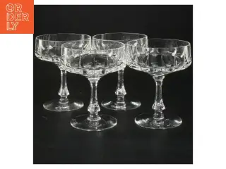 Champagneglas sæt (str. 4 stk Ø 9 cm længde 12 cm)