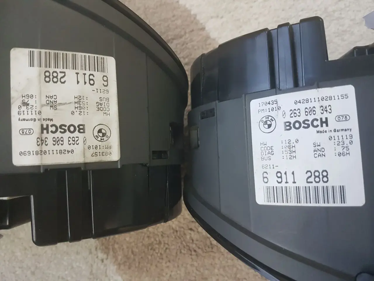 Billede 2 - Bmw e46 speedometer diesel