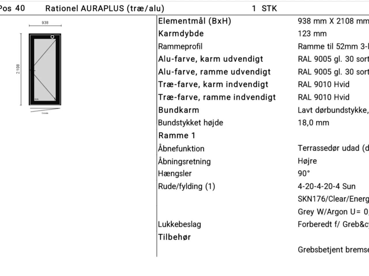 Billede 8 - Rationel auraplus træ/alu