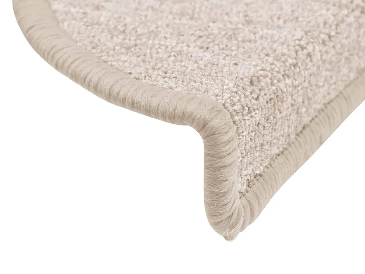 Billede 6 - Trappemåtter halvrunde - 15 stk., 56×17×3 cm, taupe
