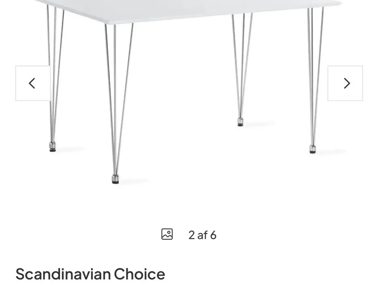 Billede 1 - Scandinavian Choice Kronblom spisebord 120 cm
